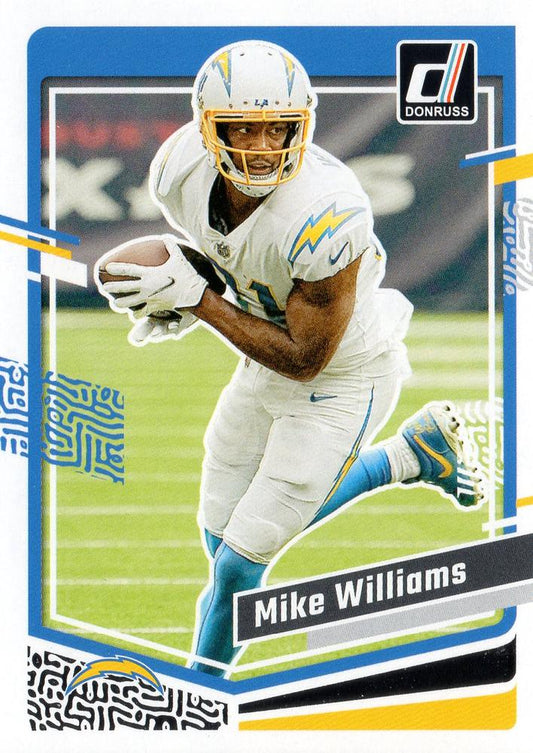 #161 Mike Williams - Los Angeles Chargers - 2023 Donruss Football