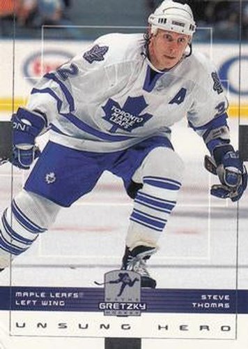 #161 Steve Thomas - Toronto Maple Leafs - 1999-00 Upper Deck Wayne Gretzky Hockey