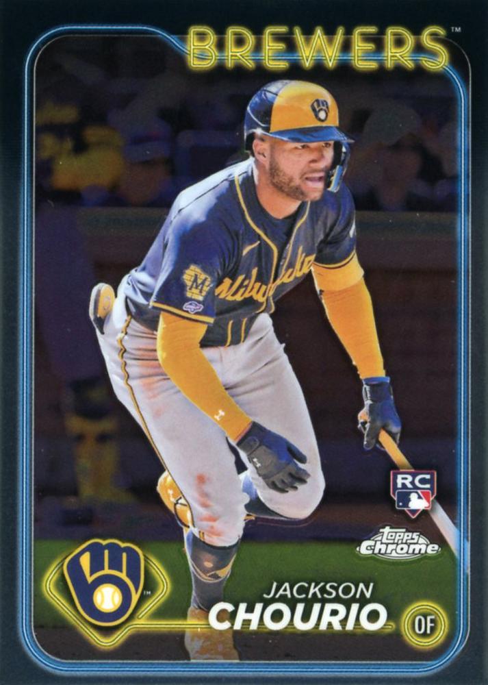 #161 Jackson Chourio - Milwaukee Brewers - 2024 Topps Chrome Baseball