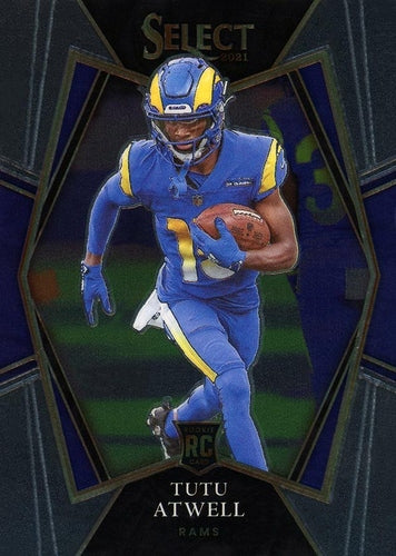 #161 Tutu Atwell - Los Angeles Rams - 2021 Panini Select Football