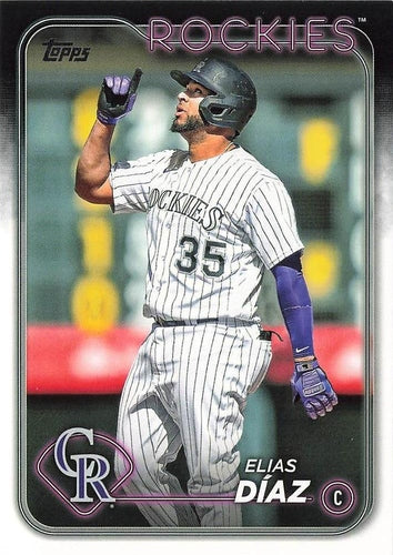 #161 Elias Díaz - Colorado Rockies - 2024 Topps Baseball