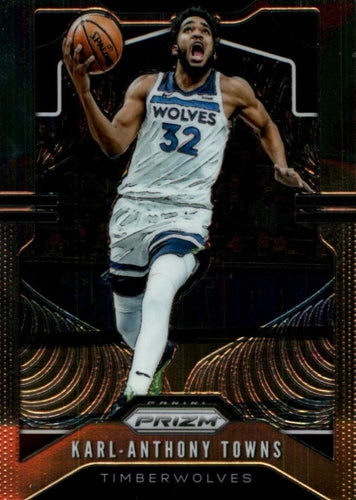 #161 Karl-Anthony Towns - Minnesota Timberwolves - 2019-20 Panini Prizm Basketball