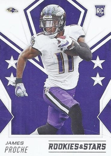 #161 James Proche - Baltimore Ravens - 2020 Panini Rookies & Stars Football