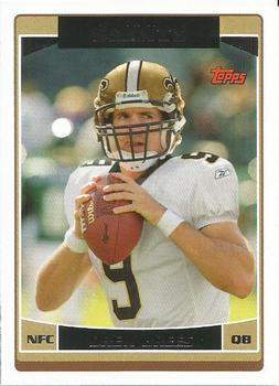 #161 Drew Brees - New Orleans Saints - 2006 Topps Football