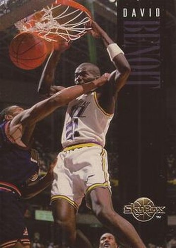 #161 David Benoit - Utah Jazz - 1994-95 SkyBox Premium Basketball