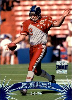 #161 Darren Bennett - San Diego Chargers - 1996 Stadium Club Football