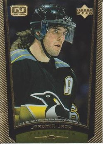 #161 Jaromir Jagr - Pittsburgh Penguins - 1998-99 Upper Deck Gold Reserve Hockey