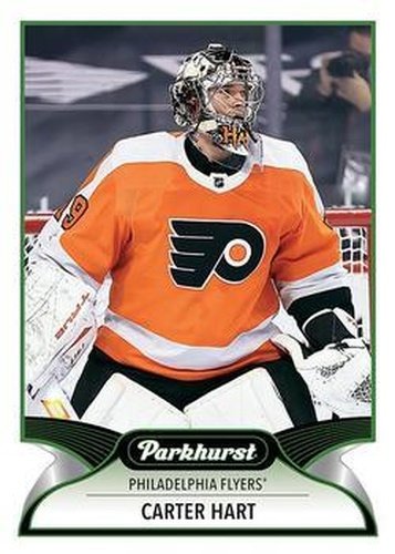 #161 Carter Hart - Philadelphia Flyers - 2021-22 Parkhurst Hockey