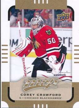 #161 Corey Crawford - Chicago Blackhawks - 2015-16 Upper Deck MVP Hockey