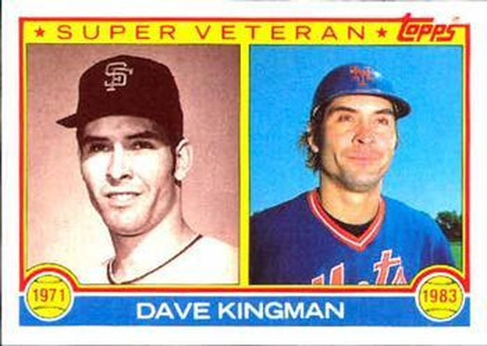 #161 Dave Kingman - San Francisco Giants / New York Mets - 1983 Topps Baseball