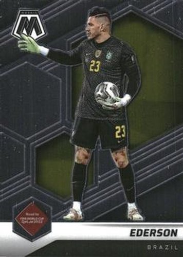 #161 Ederson - Brazil - 2021-22 Panini Mosaic Road to FIFA World Cup Soccer