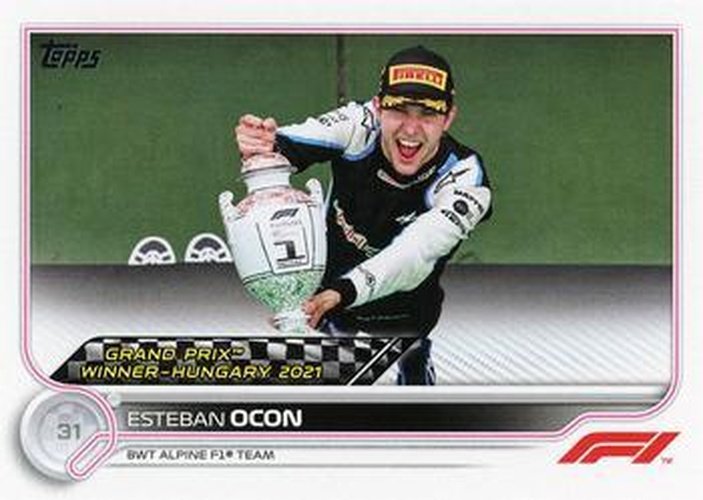#161 Esteban Ocon - BWT Alpine F1 Team - 2022 Topps Formula 1 Racing