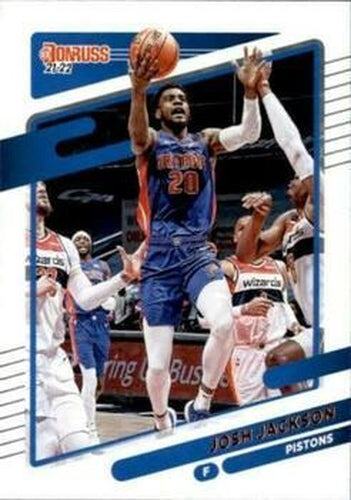 #161 Josh Jackson - Detroit Pistons - 2021-22 Donruss Basketball