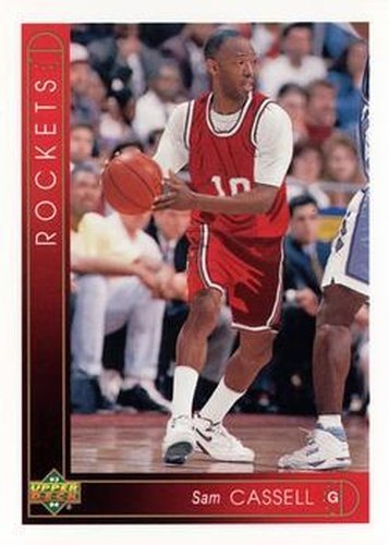 #161 Sam Cassell - Houston Rockets - 1993-94 Upper Deck Basketball