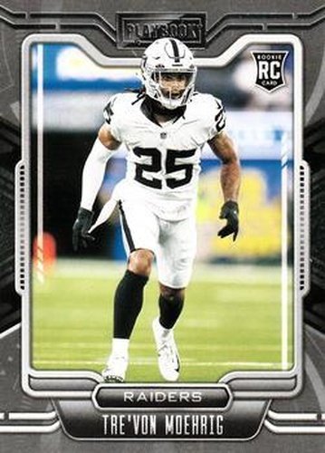 #161 Tre'von Moehrig - Las Vegas Raiders - 2021 Panini Playbook Football