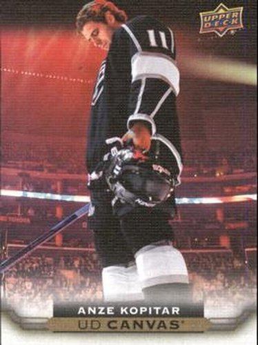 #C161 Anze Kopitar - Los Angeles Kings - 2015-16 Upper Deck - UD Canvas Hockey