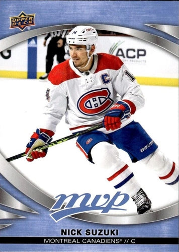 #161 Nick Suzuki - Montreal Canadiens - 2023-24 Upper Deck MVP Hockey