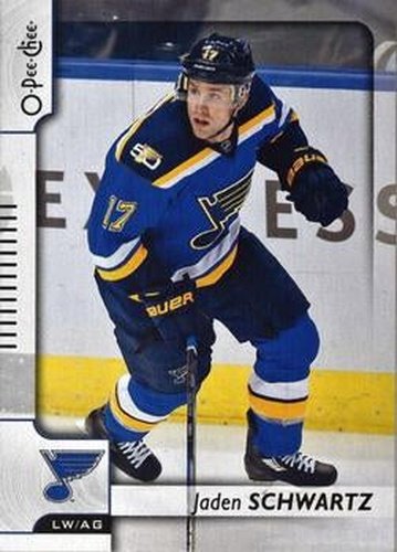 #161 Jaden Schwartz - St. Louis Blues - 2017-18 O-Pee-Chee Hockey