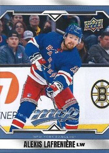 #161 Alexis Lafreniere - New York Rangers - 2024-25 Upper Deck MVP Hockey