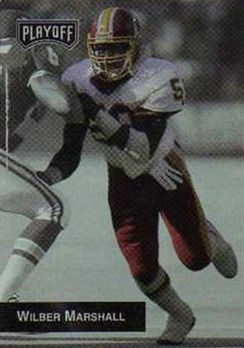 #161 Wilber Marshall - Washington Redskins - 1993 Playoff Football
