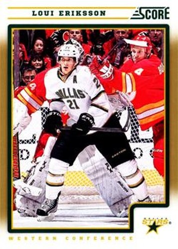 #161 Loui Eriksson - Dallas Stars - 2012-13 Score - Gold Rush Hockey