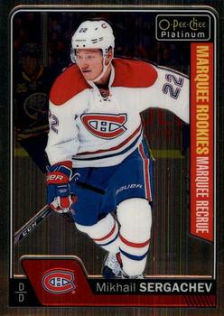 #161 Mikhail Sergachev - Montreal Canadiens - 2016-17 O-Pee-Chee Platinum Hockey