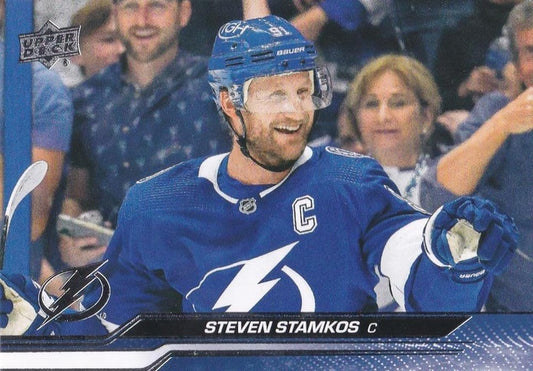 #161 Steven Stamkos - Tampa Bay Lightning - 2023-24 Upper Deck Hockey