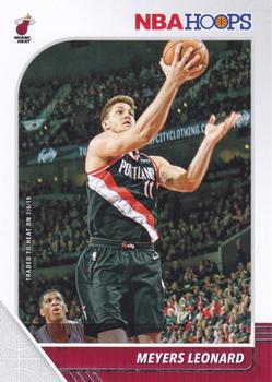 #161 Meyers Leonard - Miami Heat - 2019-20 Hoops Basketball