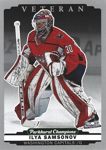 #162 Ilya Samsonov - Washington Capitals - 2022-23 Parkhurst Champions - Silver Hockey
