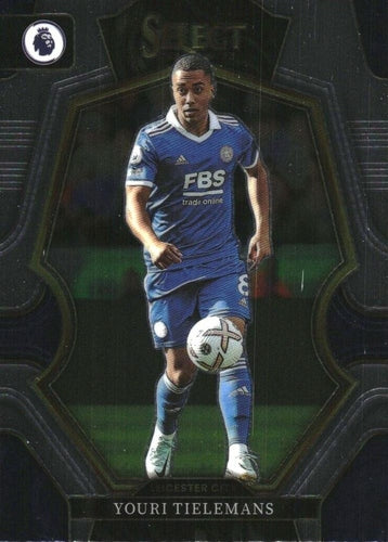 #162 Youri Tielemans - Leicester City - 2022-23 Panini Select Premier League Soccer