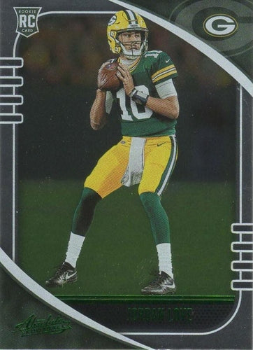 #162 Jordan Love - Green Bay Packers - 2020 Panini Absolute - Green Football