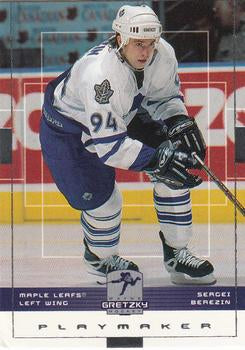 #162 Sergei Berezin - Toronto Maple Leafs - 1999-00 Upper Deck Wayne Gretzky Hockey