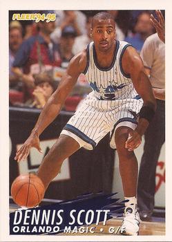 #162 Dennis Scott - Orlando Magic - 1994-95 Fleer Basketball
