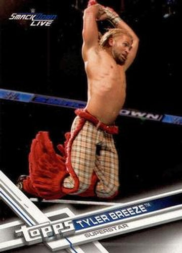 #162 Tyler Breeze - 2017 Topps WWE Then Now Forever Wrestling