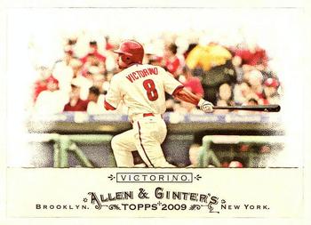 #162 Shane Victorino - Philadelphia Phillies - 2009 Topps Allen & Ginter Baseball