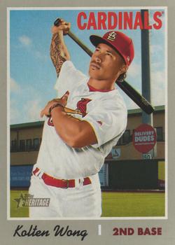 #162 Kolten Wong - Tampa Bay Rays - 2019 Topps Heritage Baseball
