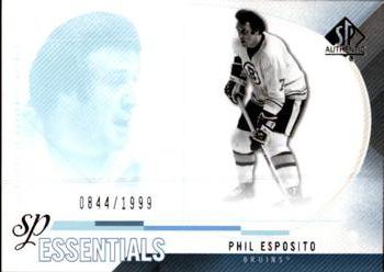 #162 Phil Esposito - Boston Bruins - 2010-11 SP Authentic Hockey