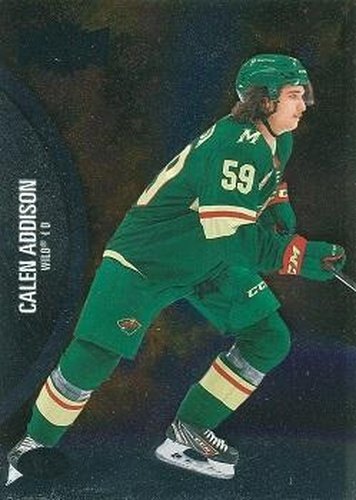#162 Calen Addison - Minnesota Wild - 2021-22 Skybox Metal Universe Hockey