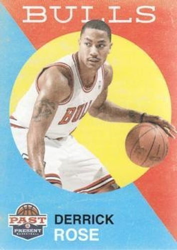 #162 Derrick Rose - Chicago Bulls - 2011-12 Panini Past & Present Basketball