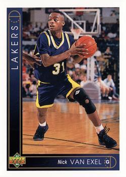#162 Nick Van Exel - Los Angeles Lakers - 1993-94 Upper Deck Basketball