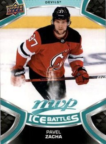 #162 Pavel Zacha - New Jersey Devils - 2021-22 Upper Deck MVP - Ice Battles Hockey