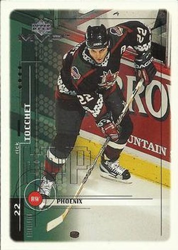 #162 Rick Tocchet - Phoenix Coyotes - 1998-99 Upper Deck MVP Hockey