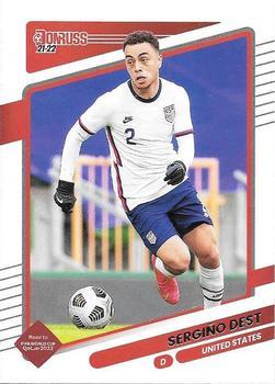 #162 Sergino Dest - USA - 2021-22 Donruss Road to FIFA World Cup Qatar 2022 Soccer