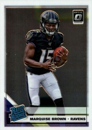 #162 Marquise Brown - Baltimore Ravens - 2019 Donruss Optic Football