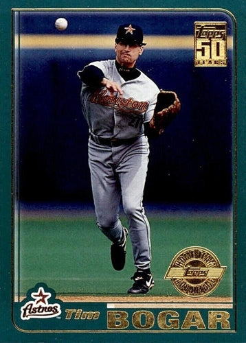 #162 Tim Bogar - Houston Astros - 2001 Topps Baseball