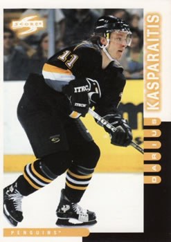 #162 Darius Kasparaitis - Pittsburgh Penguins - 1997-98 Score Hockey