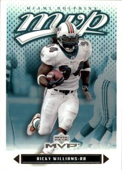 #162 Ricky Williams - Miami Dolphins - 2003 Upper Deck MVP Football