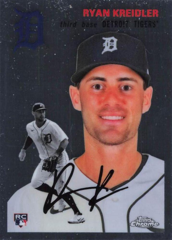 #162 Ryan Kreidler - Detroit Tigers - 2023 Topps Chrome Platinum Anniversary Baseball