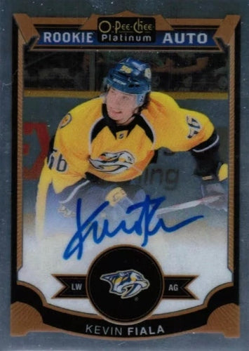#162 Kevin Fiala - Nashville Predators - 2015-16 O-Pee-Chee Platinum Hockey