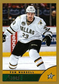 #162 Tom Wandell - Dallas Stars - 2013-14 Score - Gold Hockey